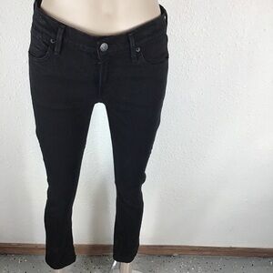 A Gold E black Colette skinny stretchy jeans SZ 28